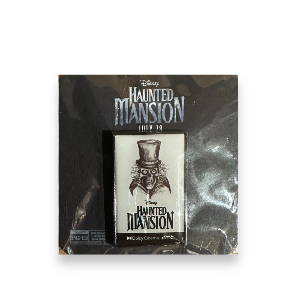 AMC Haunted Mansion Pin RARE Opening Night Giveaway Disney Hatbox Ghost
